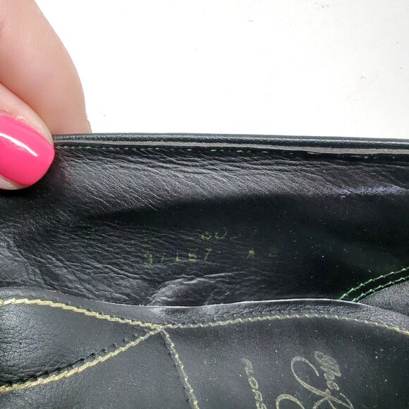 Vintage Florsheim Loafers Shoes 11 Red Tassel Wingtip - Picture 12 of 16